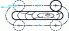 Figure 27 - Milling a round stud: schematic diagram