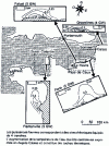 Figure 5 - Thermal spots calculated for nuclear power plants on the Channel coast