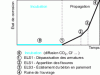 Figure 5 - Conceptual model of steel corrosion in reinforced concrete: incubation and propagation phases
