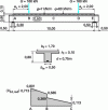 Figure 12 - Table-rib joint seams (units in m, kN and MN)