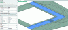 Figure 23 - Close-up of the floor corresponding to item 268882, showing its properties (on the left)
