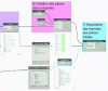 Figure 34 - Creating parts and associating data with the created parts