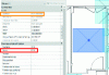 Figure 42 - Creating rooms in the 3D BIM software (example of Room 013 in Building A)