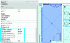 Figure 47 - Extract of data entered for Room 013 in Building A in the 3D BIM software