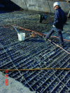 Figure 24 - Condition of concrete and reinforcement after hydrodemolition