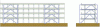 Figure 101 - Section and elevation of stool-reinforced construction