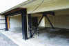 Figure 124 - Typical reinforcement of stability with a stability beam and a rigid gantry (Photo DR)