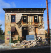 Figure 4 - Shaken building (before restoration) in Napa, California (Credit FEMA)
