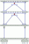Figure 72 - Plan of the stabilities added to the Well Fargo building