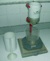 Figure 11 - mlpc sand angle meter® (right) and prototype feeder (left)