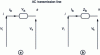 Figure 27 - Two simple models of an AC line between two nodes