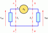 Figure 4 - “Equivalent
circuit” of the cavity coupled to the transmitting loop antenna