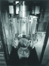 Figure 11 - Photograph of Tewarson's calorimeter (camera open) (Photo: Le Square des photographes)