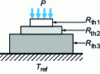 Figure 4 - Type of installation where thermal resistors are connected in series