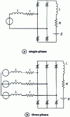 Figure 3 - Naturally switching thyristor current switch: general diagram