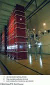 Figure 2 - View of the thyristor valves at the Mandarins station of the IFA2000 link (France — Great Britain)