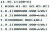 Figure 8 - Example of a message sent to the remote information output of an ACE5000 Actaris meter