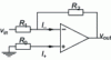 Figure 23 - Inverting amplifier with compensation resistor