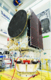Figure 9 - Photograph of a vibration test on the SES-22 satellite (credit: Thales Alenia Space)