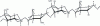 Figure 4 - Part of a kappa-2 molecule showing the
variable C-2 substitution typical of this carrageenan