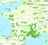 Figure 3 - Map of spirulina growers in France in 2020