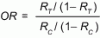 Figure 3 - Calculation of the Odd Ratio