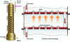 Figure 7 - Plate still (left) and countercurrent exchange of alcohol vapors and cane wine (right) (Rumporter - CTCS)