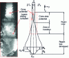 Figure 3 - Photograph and schematization of flat jet regions (after [9])