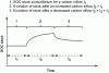Figure 9 - Schematic evolution of SOC stock after
changes in carbon inputs