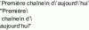 Figure 2 - Different string formats