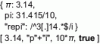 Figure 6 - Examples of writing associative
tables