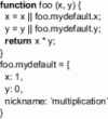 Figure 29 - Example of storing fictitious values