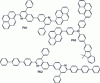 Figure 13 - Chemical structure of blue emitters based on pyrene (PA1 and PA3) or para-terphenyl (PA2)