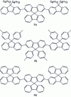 Figure 3 - Chemical structure of terfluorene derivatives (F4 to F6)