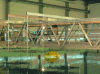 Figure 19 - Model in the wave basin