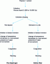 Figure 15 - Principle of organic membrane production by phase inversion