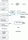 Figure 14 - Diagram of integrated catalytic converter recovery-recycling and environmental protection operations [10]