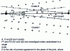 Figure 16 - Diagram showing the location of primary dislocations in a low-angle bending joint