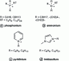 Figure 12 - Structure of some ionic liquids at room temperature