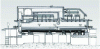 Figure 15 - Mobile beam furnace (Ascométal, capacity 90 t ·  h–1)
