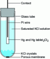 Figure 32 - Reference electrode Hg/Hg2Cl2