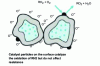 Figure 20 - Oxygen and hydrogen spillover from the catalyst to the semiconductor