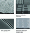 Figure 4 - Examples of reference structures for nanoscale roughness or dimension measurements