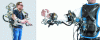 Figure 9 - From left to right: DFKI's CAPIO exoskeleton; ESA's X-Arm-2 system