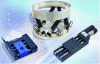 Figure 15 - Example of micropositioning systems using miniaturized DC motors. Almost all these positioning systems consist of a miniature electric motor (with or without brushes), coupled to a high-precision mechanical gearbox followed by a rotation/translation motion conversion system (ball screw or equivalent, usually including a backlash adjuster). The most precise devices in this class of microactuators achieve positioning accuracy in the micron range (Physik Instrumente (PI) GmbH & Co).
