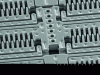 Figure 17 - Photograph of an electrostatic actuator in a MEMS of the interdigitated comb type (Comb-drive actuators)