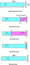 Figure 18 - Modeling elastic shock (unidirectional propagation)