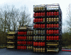 Figure 8 - Bottle racks at a filling station
