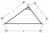 Figure 21 - Construction of a right-angled triangle whose three sides are in the ratio 3, 4 and 5