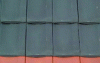 Figure 56 - Flat roof tiles with only the visible eaves